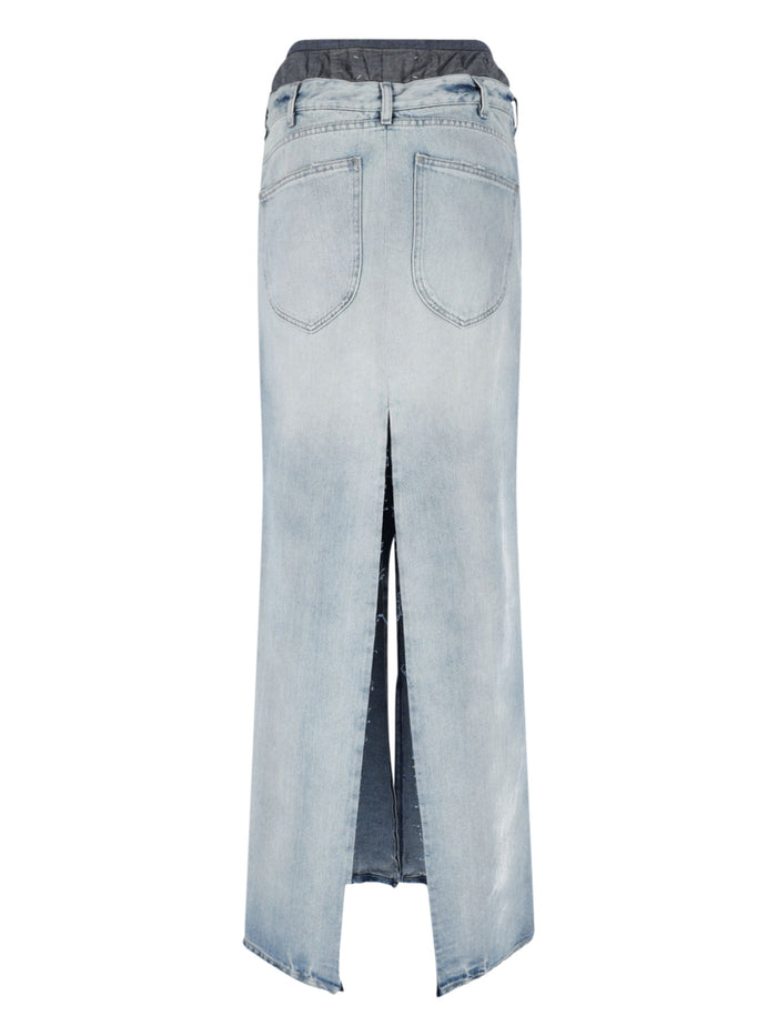 Maison Margiela Skirts Blue Cotton