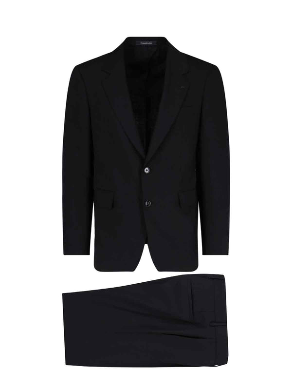 Tagliatore 100% Extrafine Virgin Wool suit in black