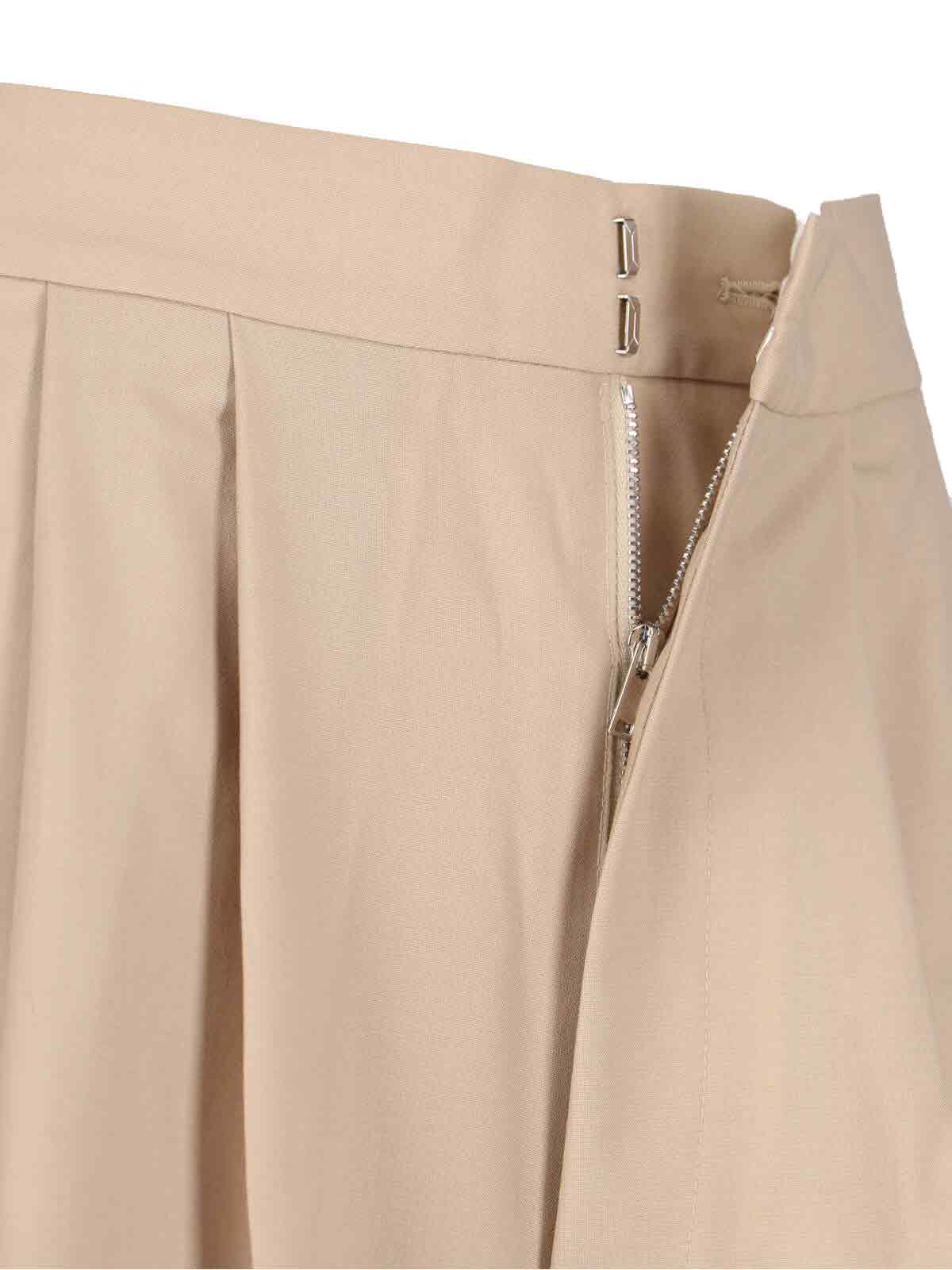 SA SU PHI Trousers Beige Wool