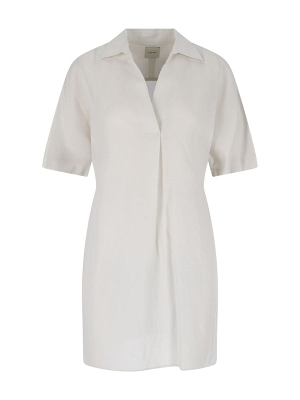 Calvin Klein 70% lyocell dress in white