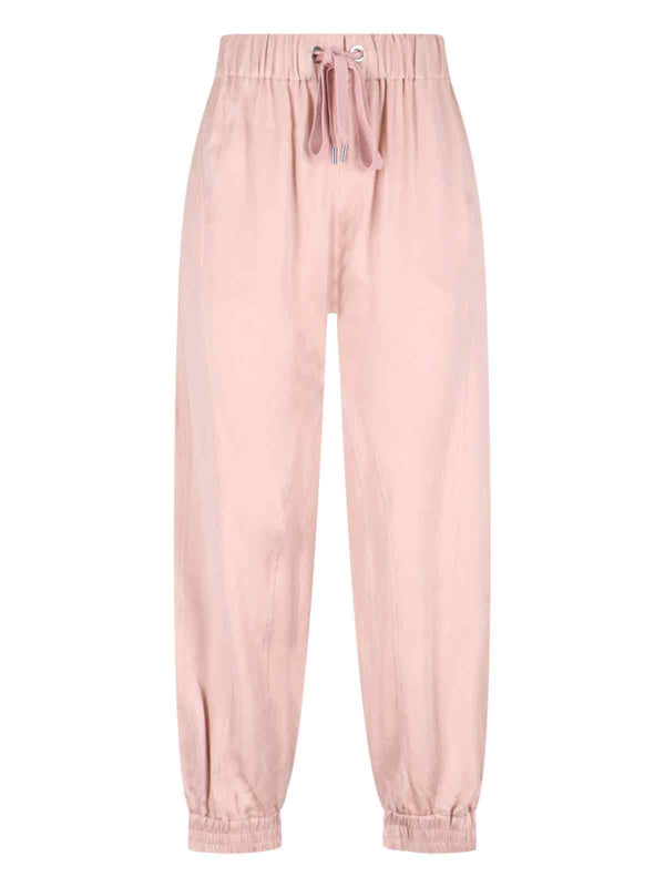 Sa Su Phi 57% Silk trousers in pink