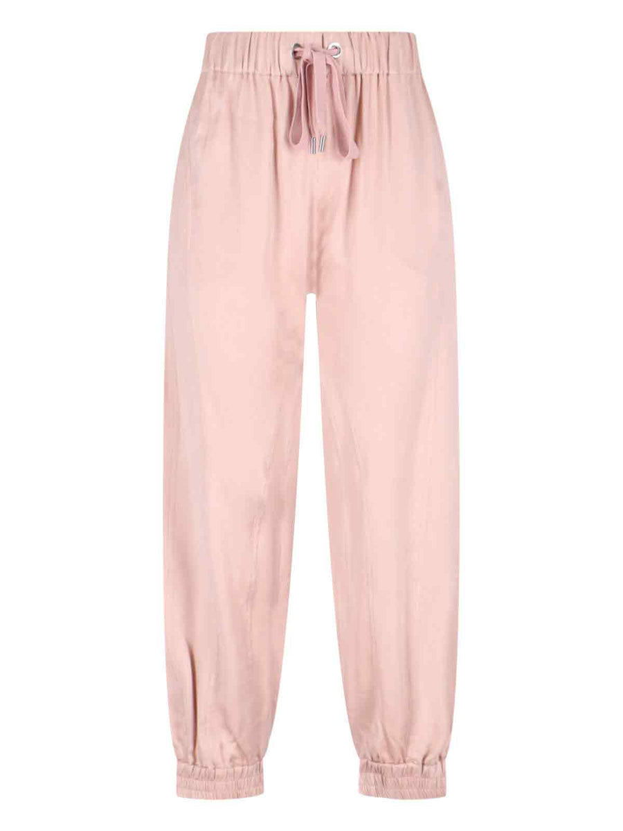 Sa Su Phi 57% Silk trousers in pink