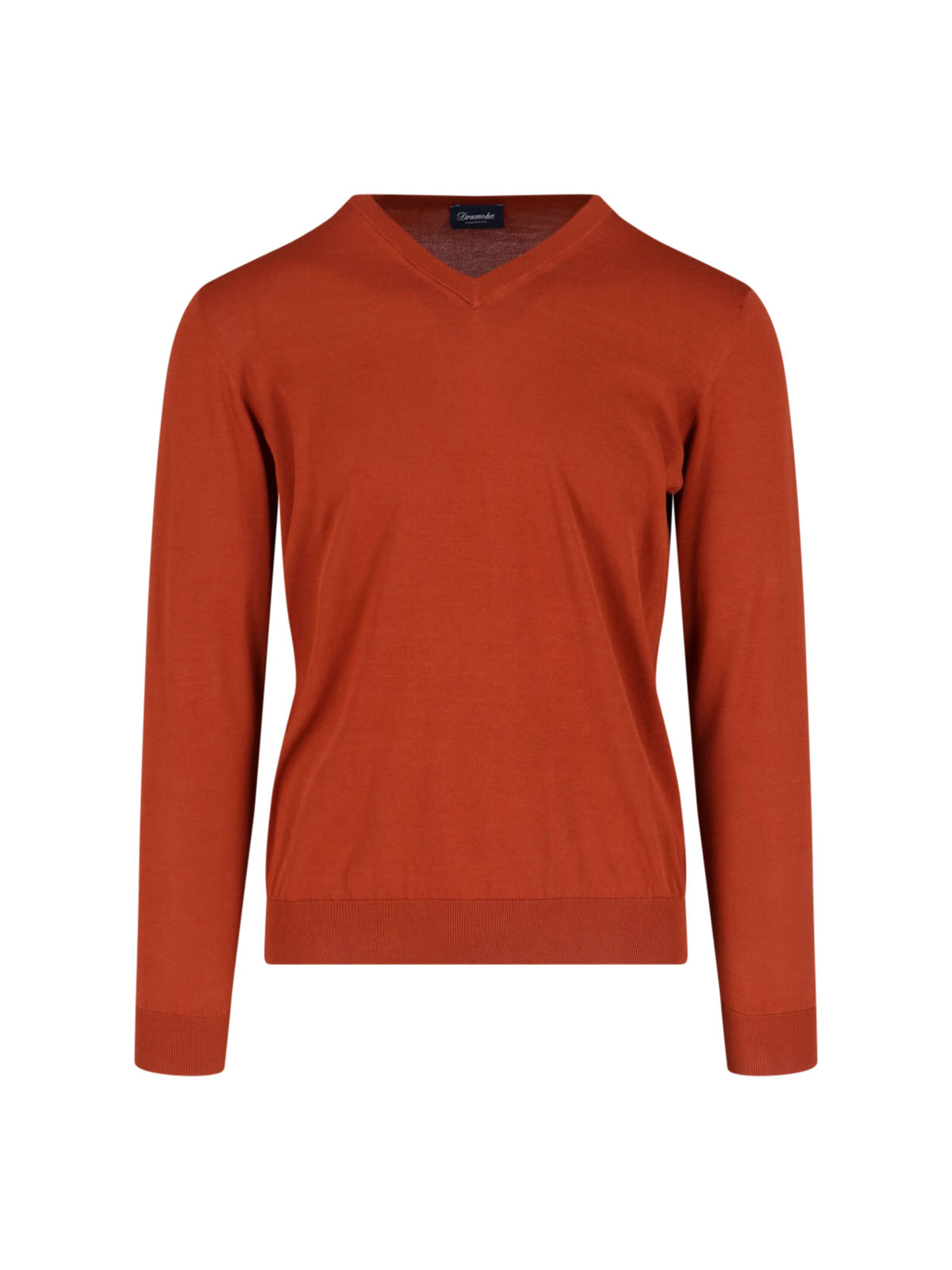 Drumohr Sweaters Orange Cotton