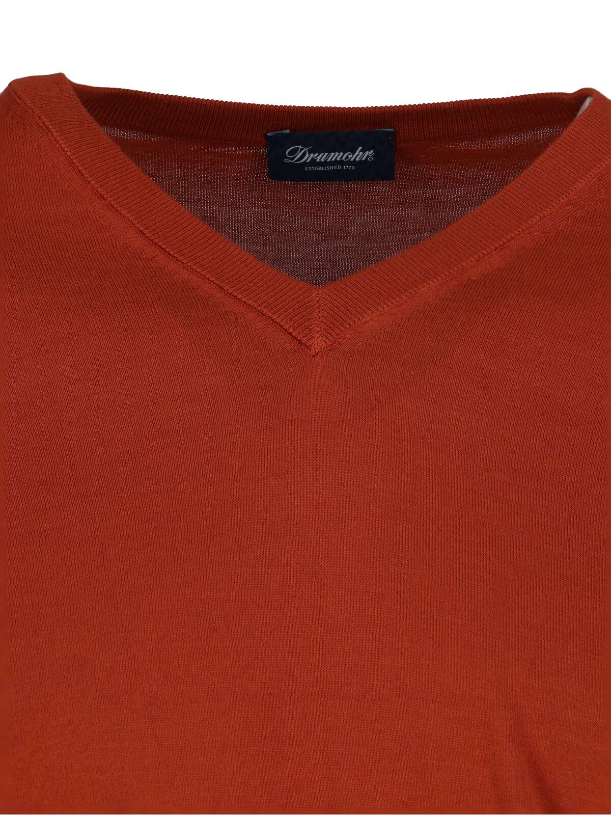 Drumohr Sweaters Orange Cotton