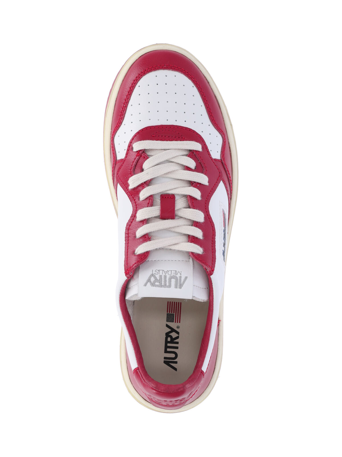 AUTRY Sneakers Red Upper: Cow Leather