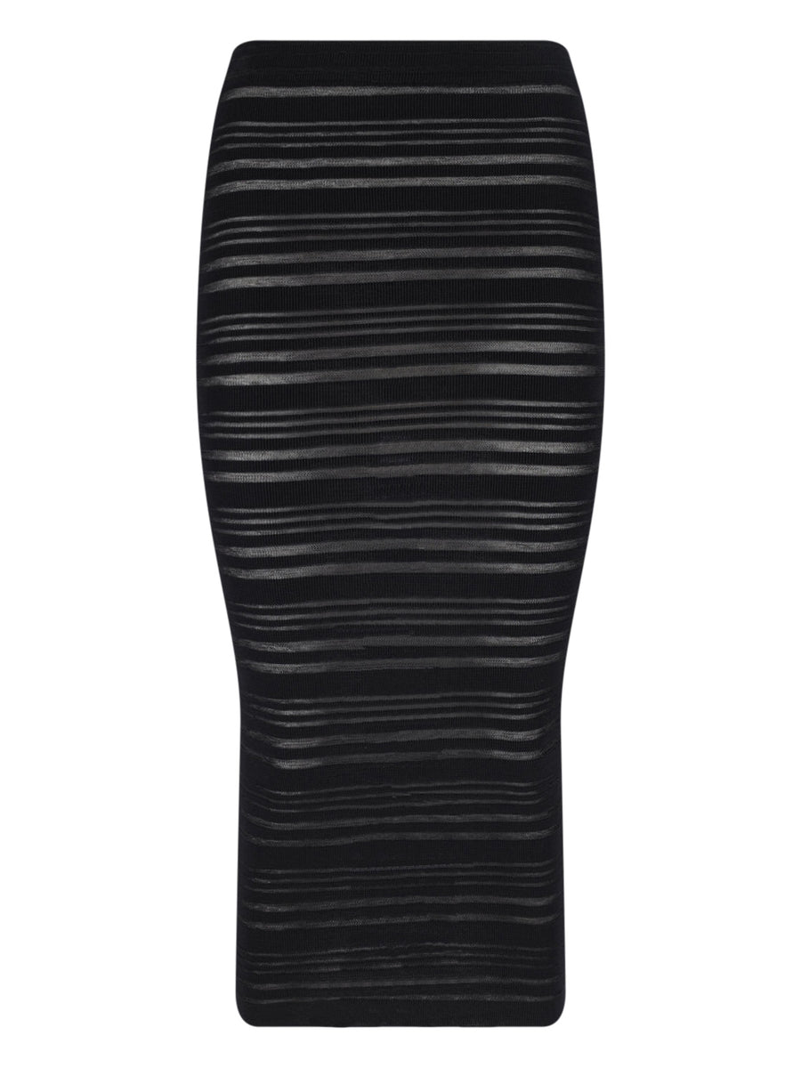 Andrea Adamo 60% viscose skirt in black