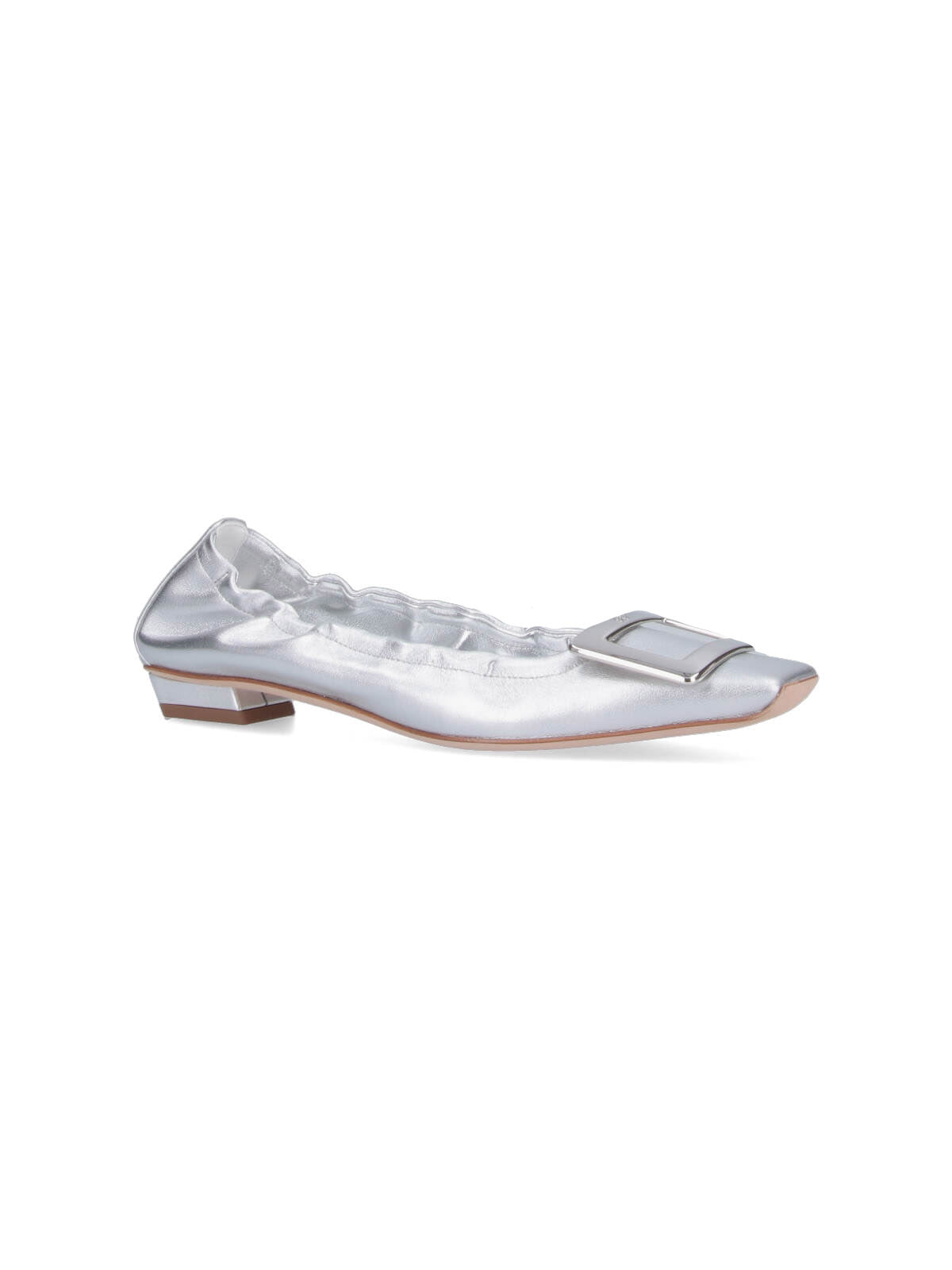 Roger Vivier Flat shoes Silver Outer: Lambskin