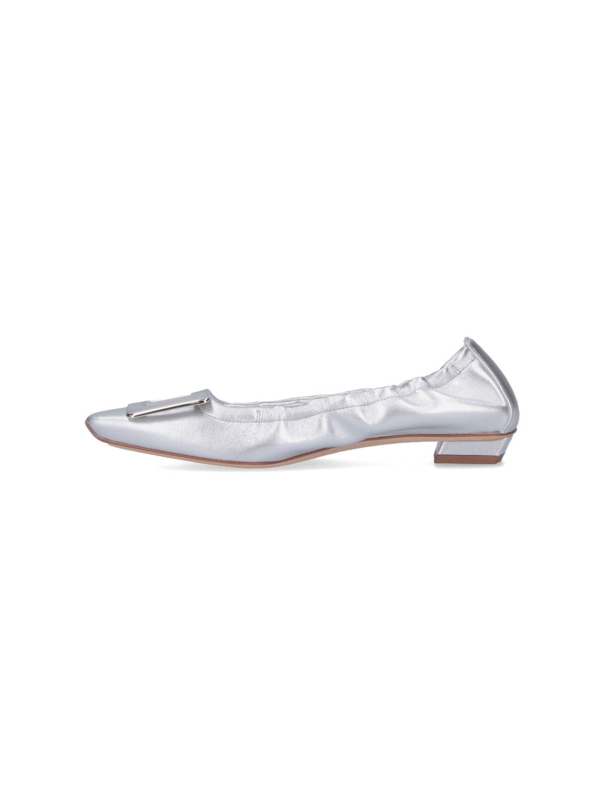 Roger Vivier Flat shoes Silver Outer: Lambskin