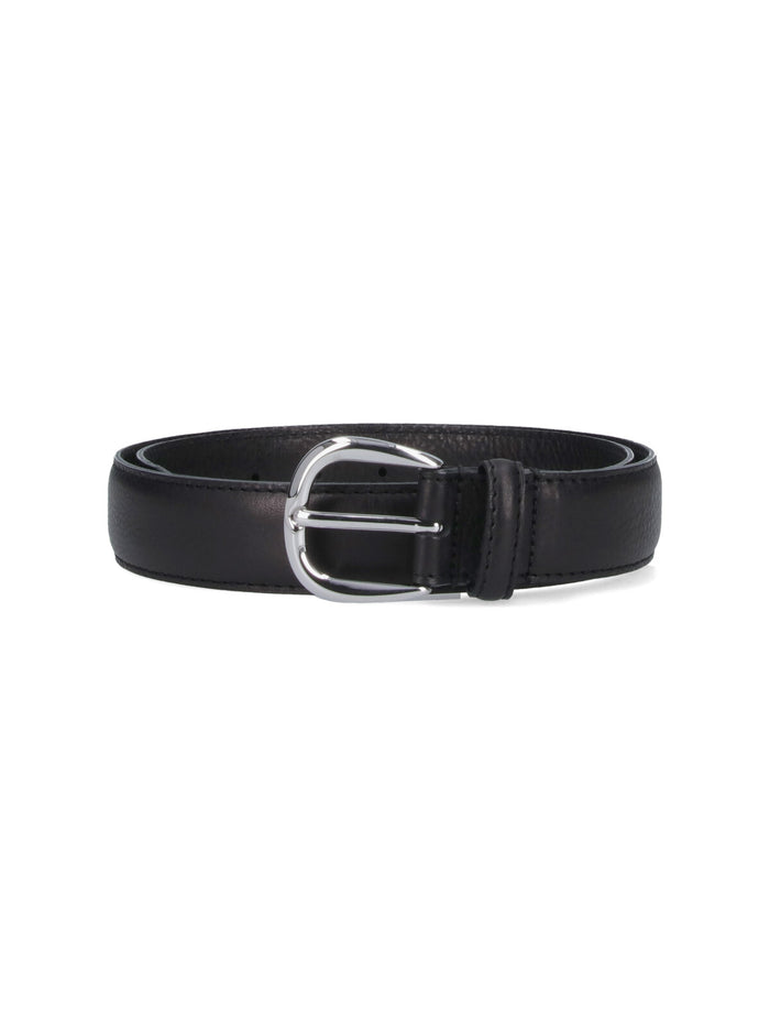 Sunflower Belts Black Leather