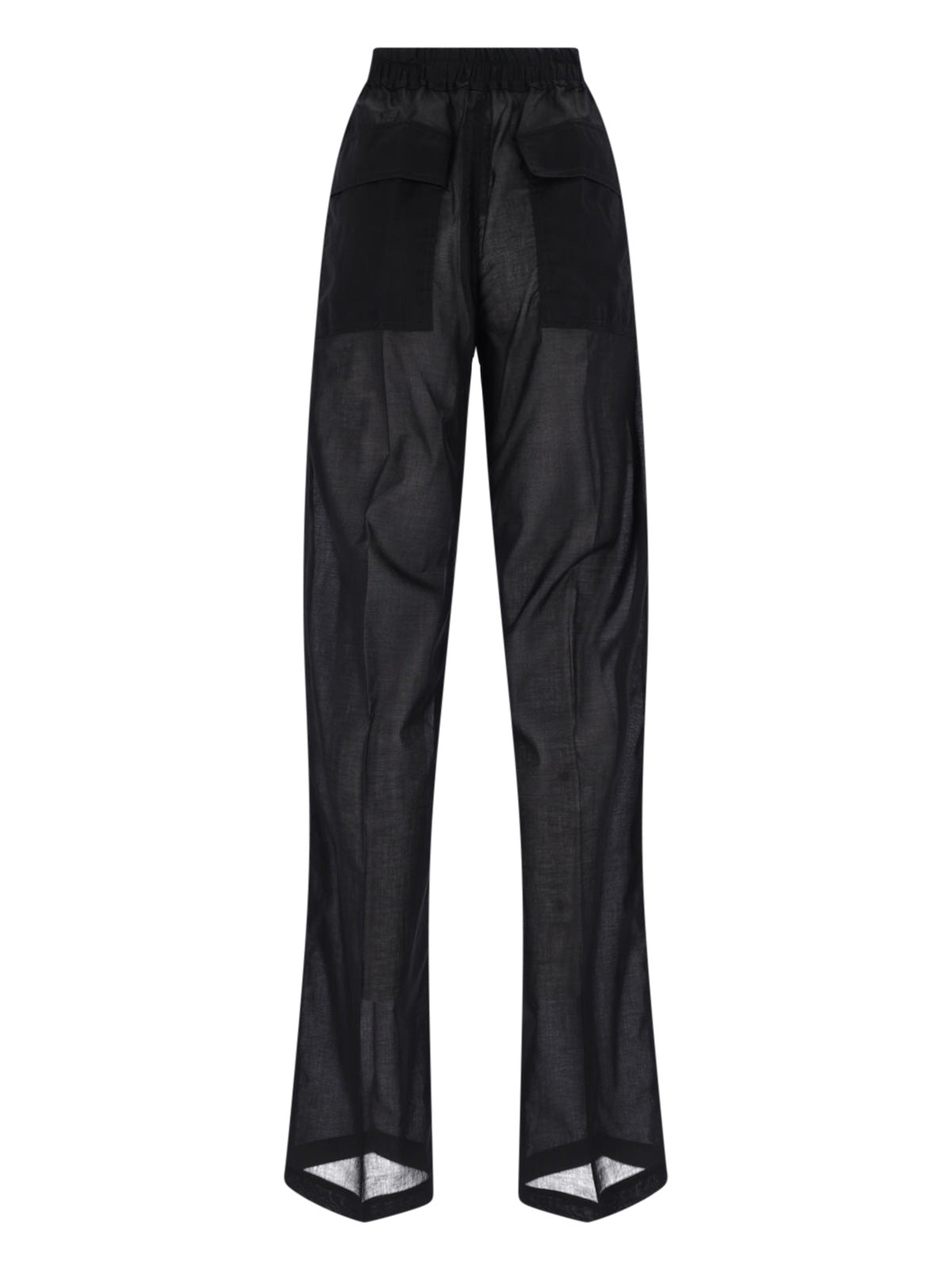 Rick Owens Trousers Black Cotton