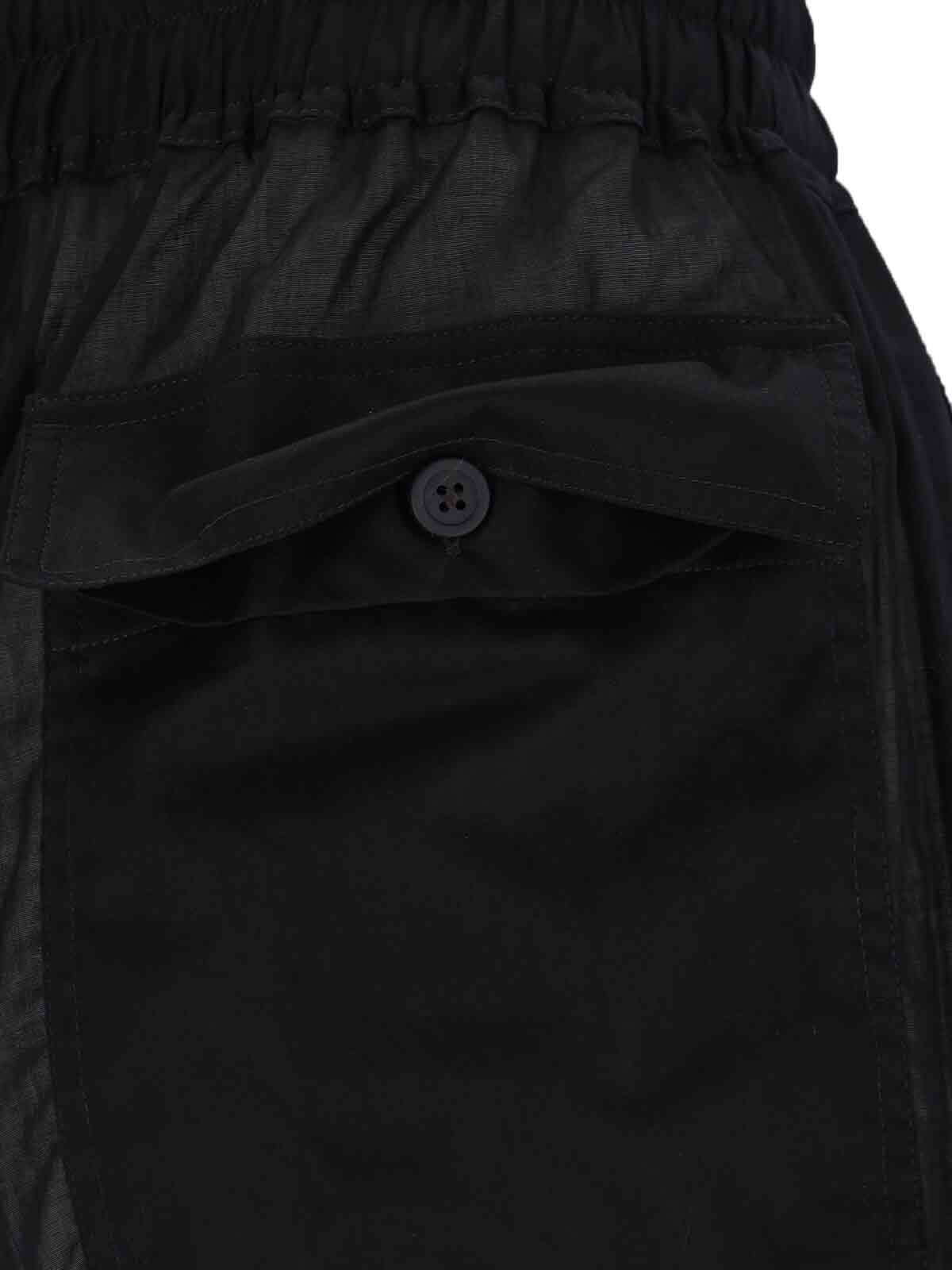 Rick Owens Trousers Black Cotton