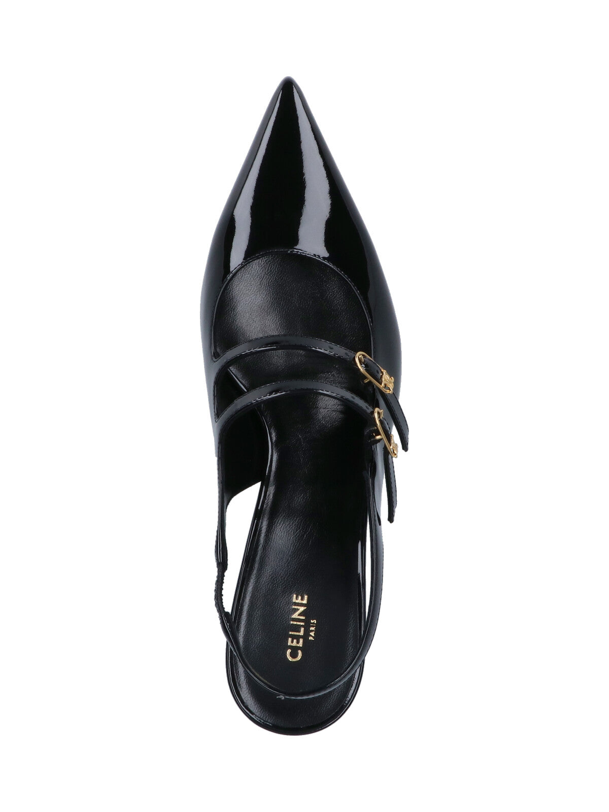 Céline With Heel Black Calf Leather