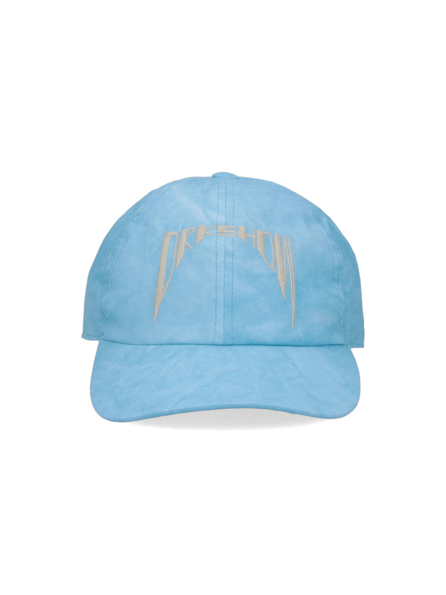 Rick Owens Drkshdw Pfem 100% Cotton baseball cap in blue