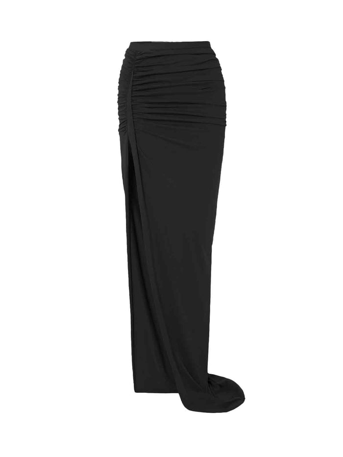 Rick Owens Skirts Black Cotton