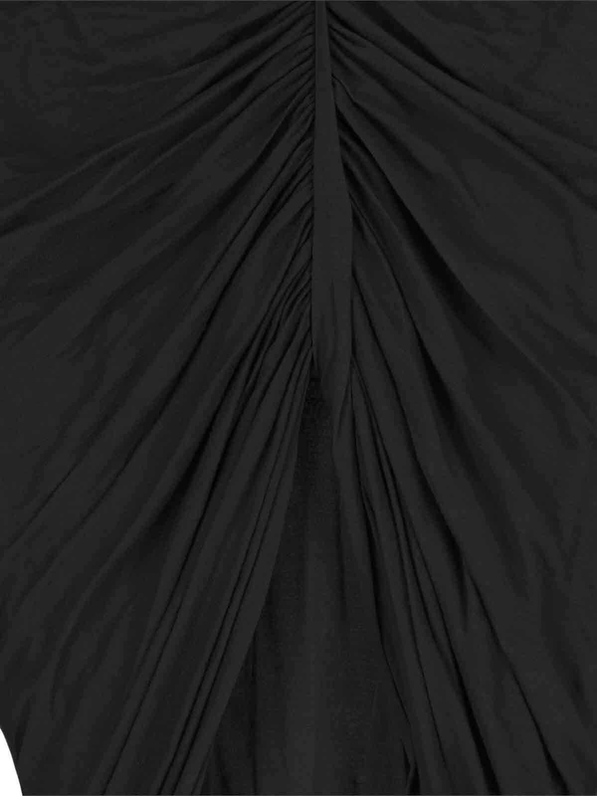 Rick Owens Skirts Black Cotton