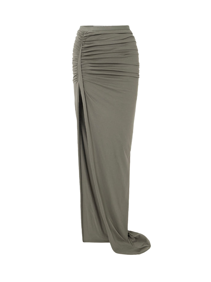 Rick Owens Skirts Grey Cotton