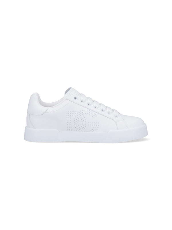 Dolce & Gabbana Outer: 100% Calf Leather sneaker in white