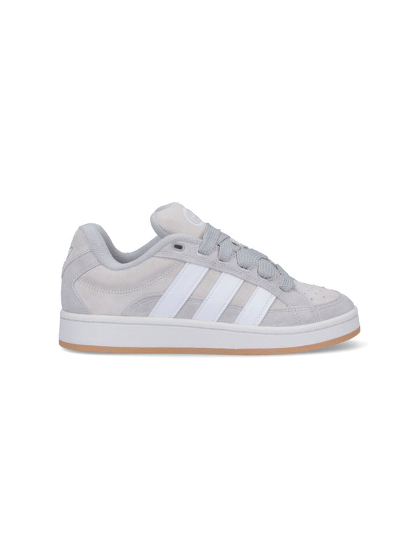 Adidas 100% leather sneaker in gray