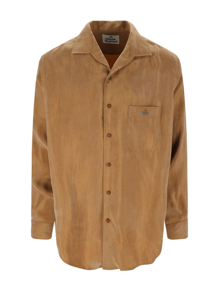 Vivienne Westwood Shirts Brown Lyocell
