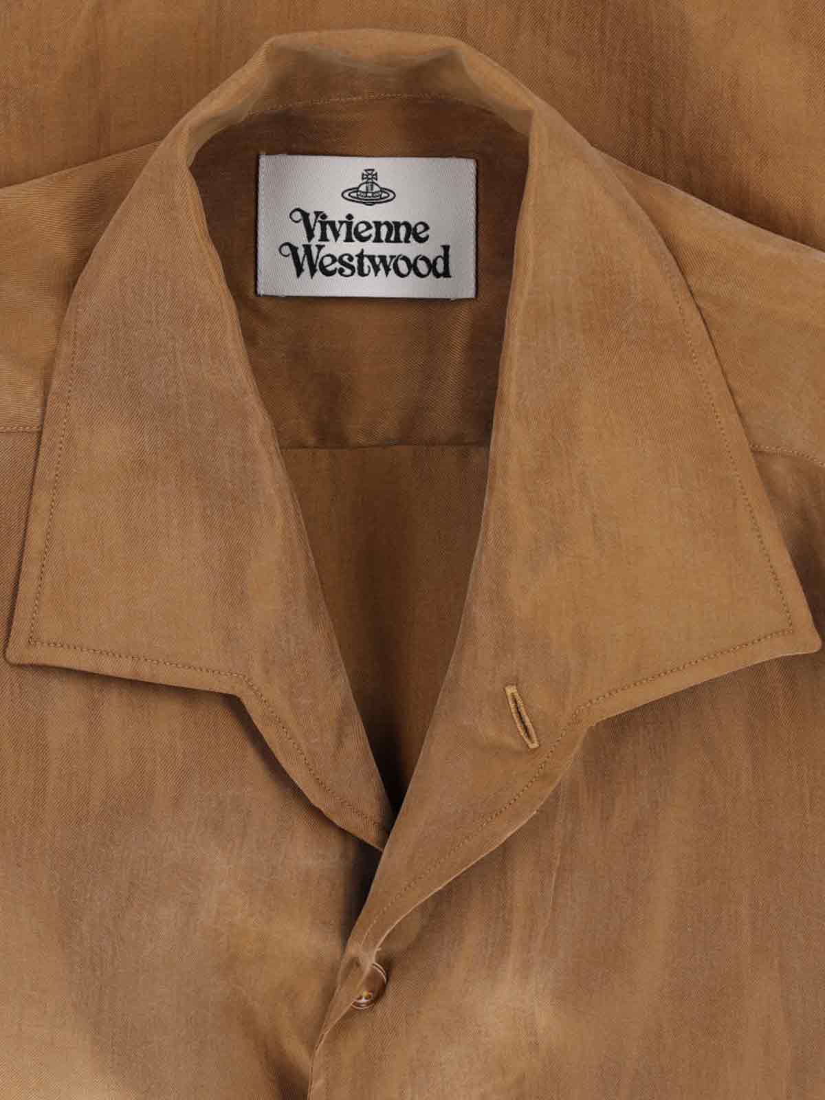 Vivienne Westwood Shirts Brown Lyocell