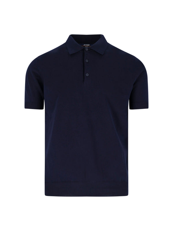 K-Way 100% Cotton polo in navy