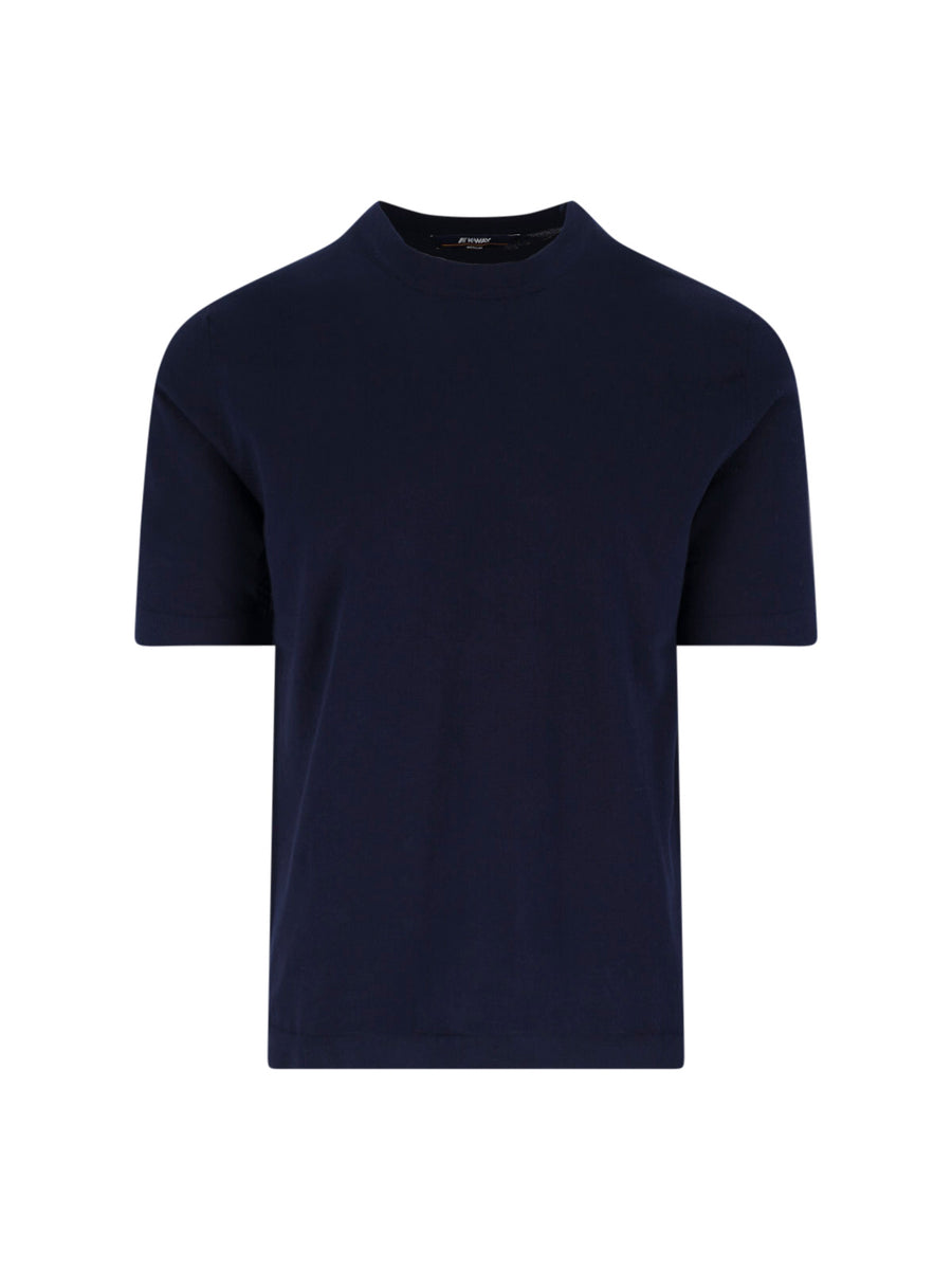 K-Way 100% Cotton t-shirt in navy