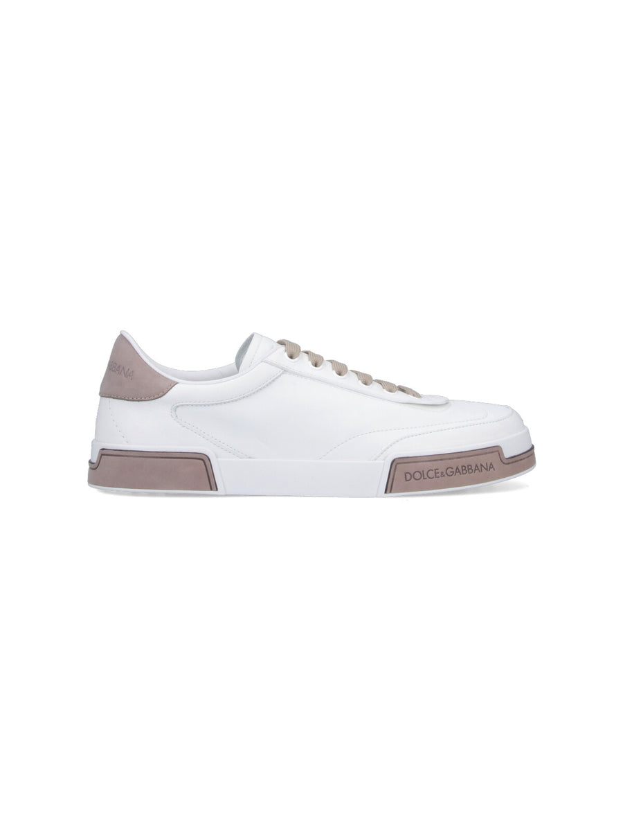Dolce & Gabbana Outer: 75% Calf Leather sneaker in white