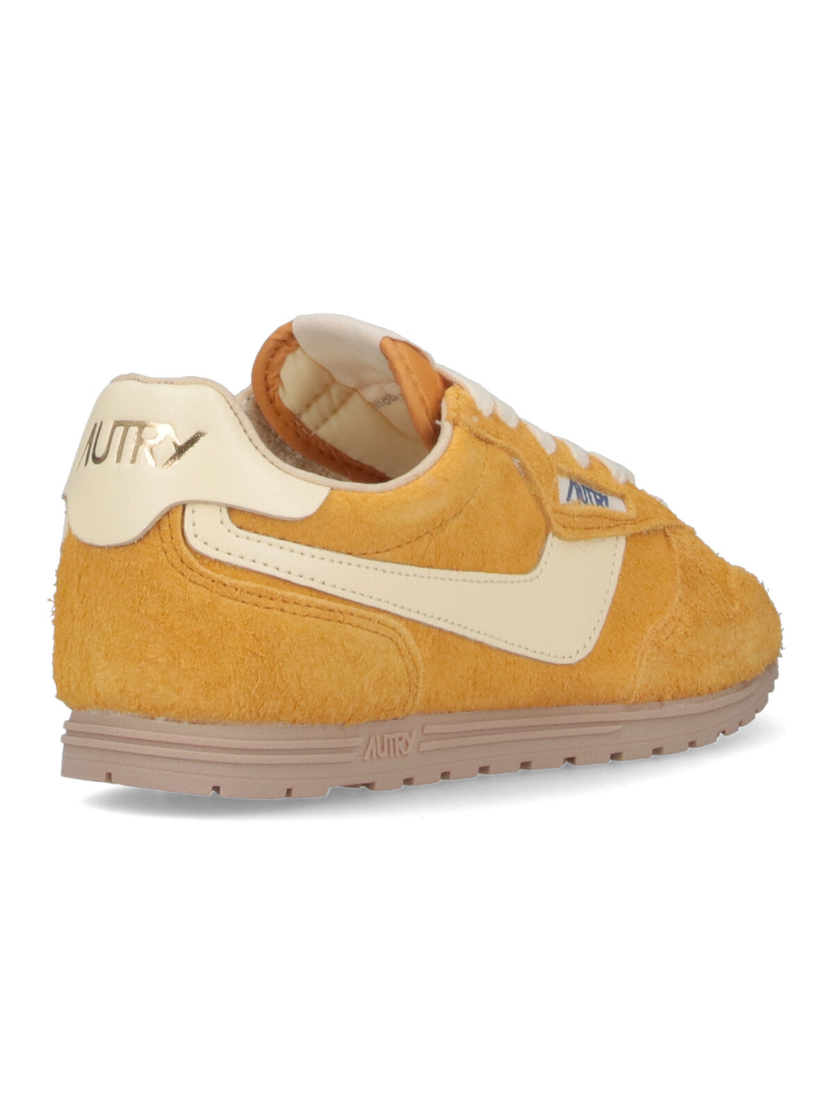 Autry Sneakers Yellow Upper: Suede Cow Leather