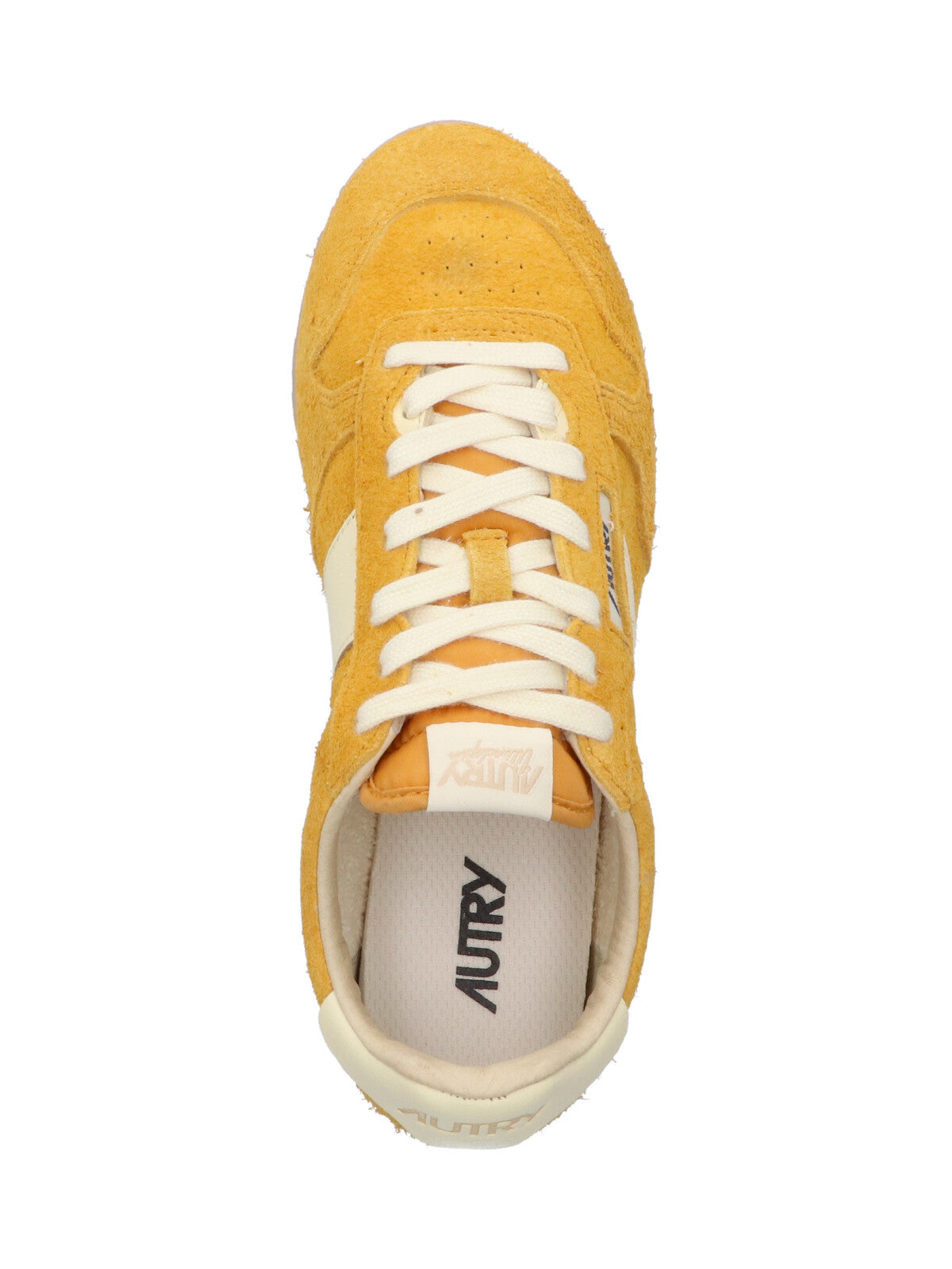 Autry Sneakers Yellow Upper: Suede Cow Leather