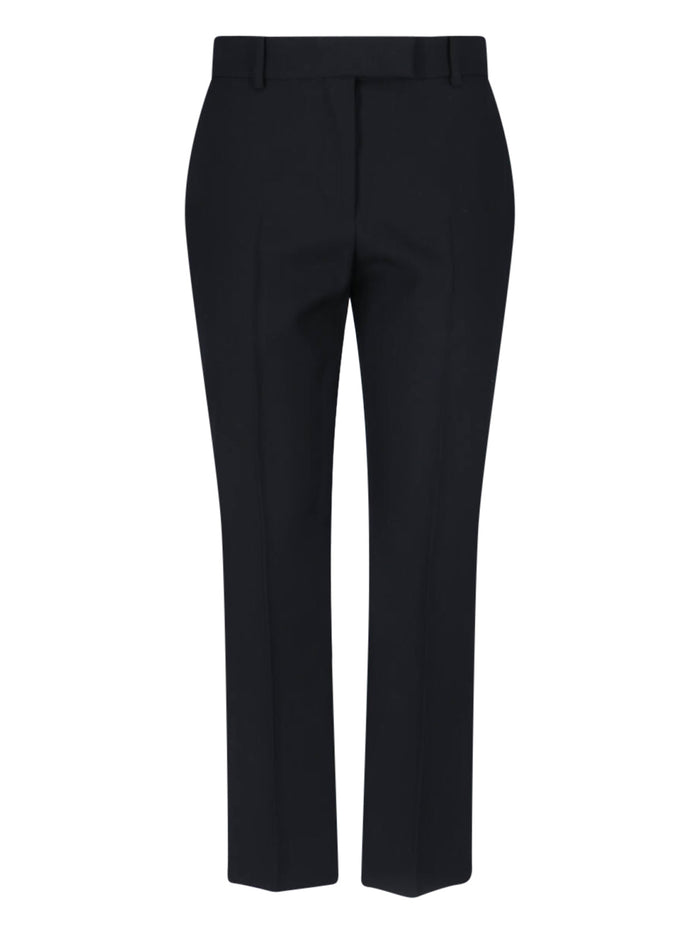 Alexander McQueen Trousers Black Wool