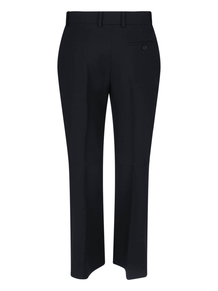 Alexander McQueen Trousers Black Wool