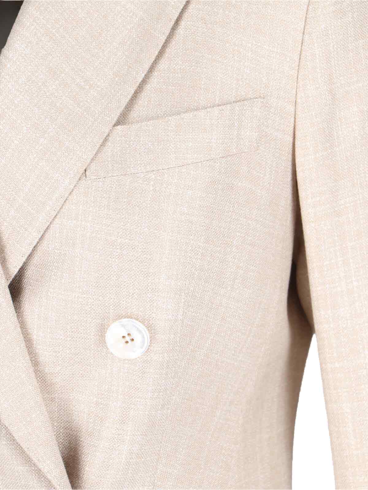 Kiton Jackets Beige Viscose