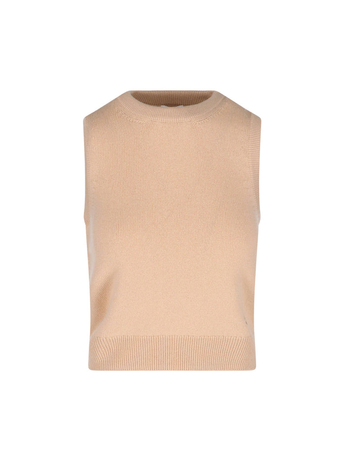 Céline Sweaters Beige Cashmere