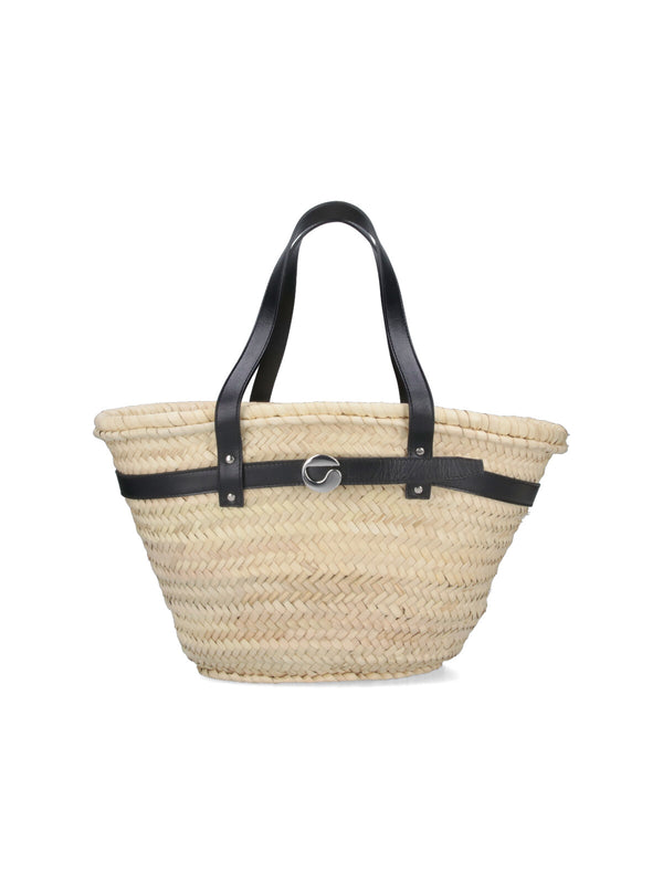 Coperni 80% Palm tote bag in beige