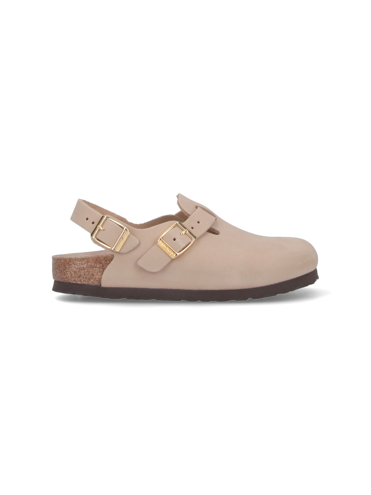 Birkenstock Sandals Beige Nubuck Leather