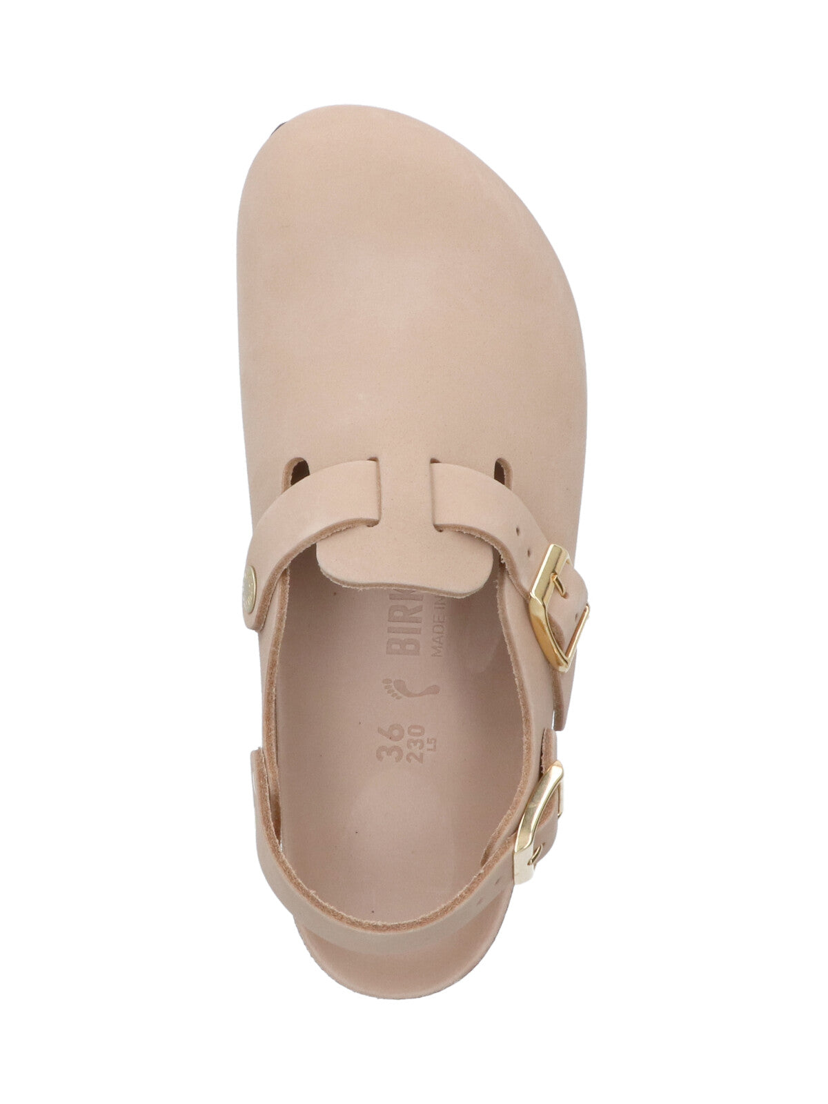 Birkenstock Sandals Beige Nubuck Leather
