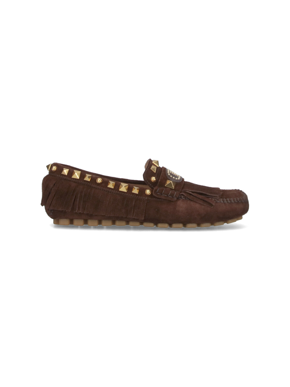 Valentino Garavani Flat shoes Brown Upper: Split Calf Leather