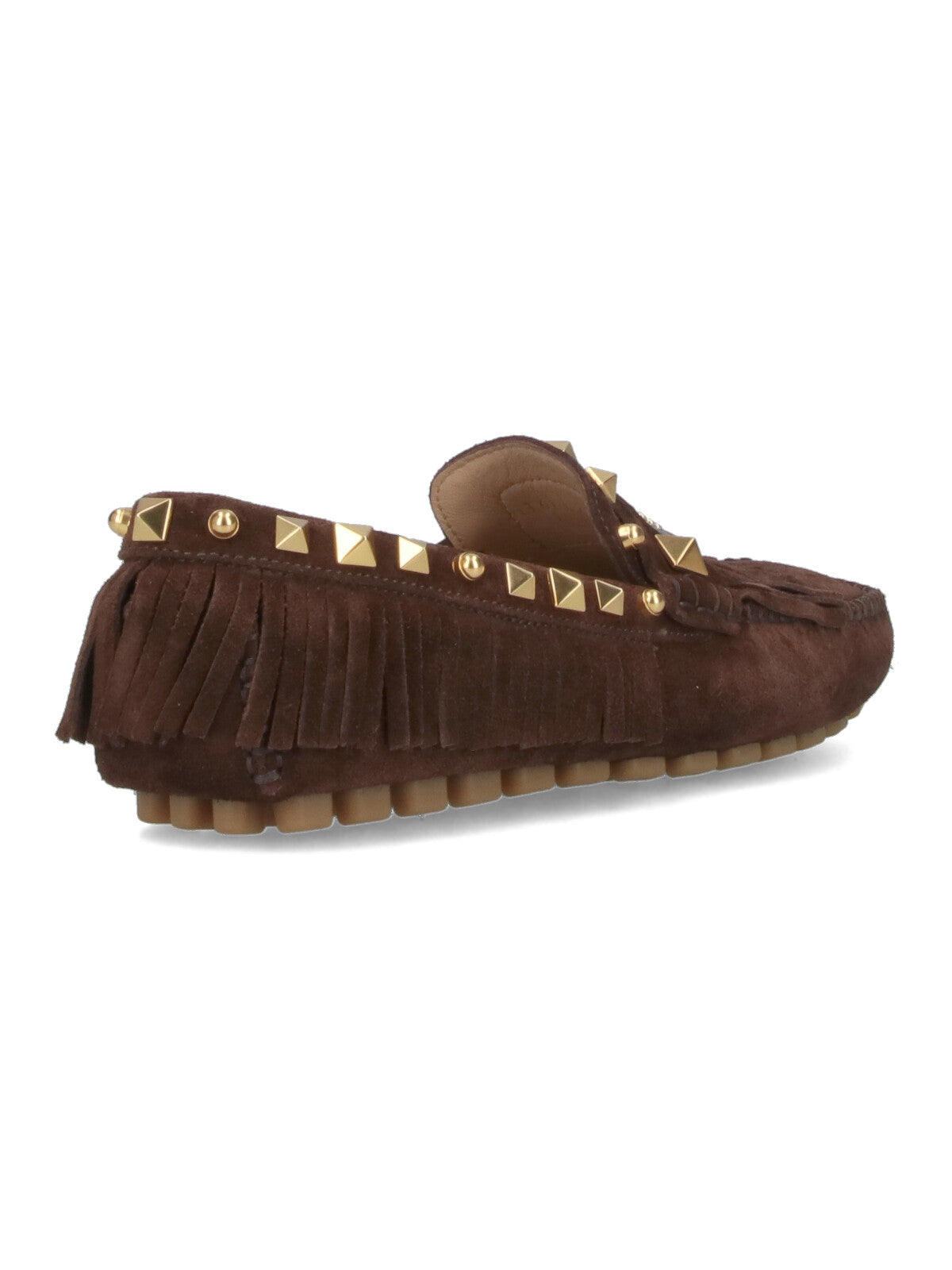 Valentino Garavani Flat shoes Brown Upper: Split Calf Leather