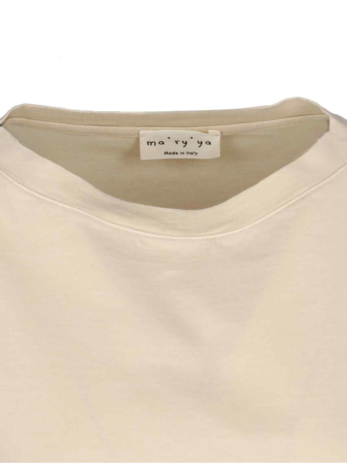 Maryya T-Shirts And Polos Beige Cotton