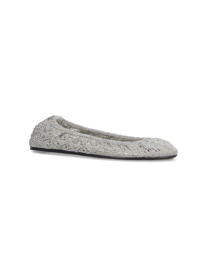 Isabel Marant Flat shoes Silver Polyester
