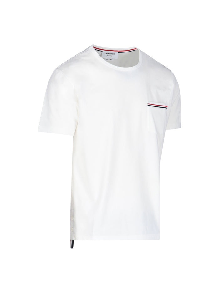 Thom Browne T-Shirts And Polos White Cotton