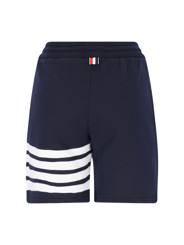 Thom Browne Trousers Blue Cotton