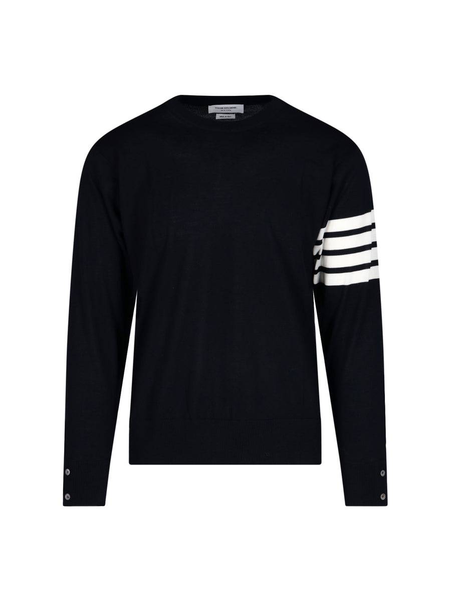 Thom Browne 100% Virgin Wool sweater in black
