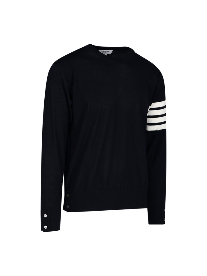Thom Browne Sweaters Blue Virgin Wool