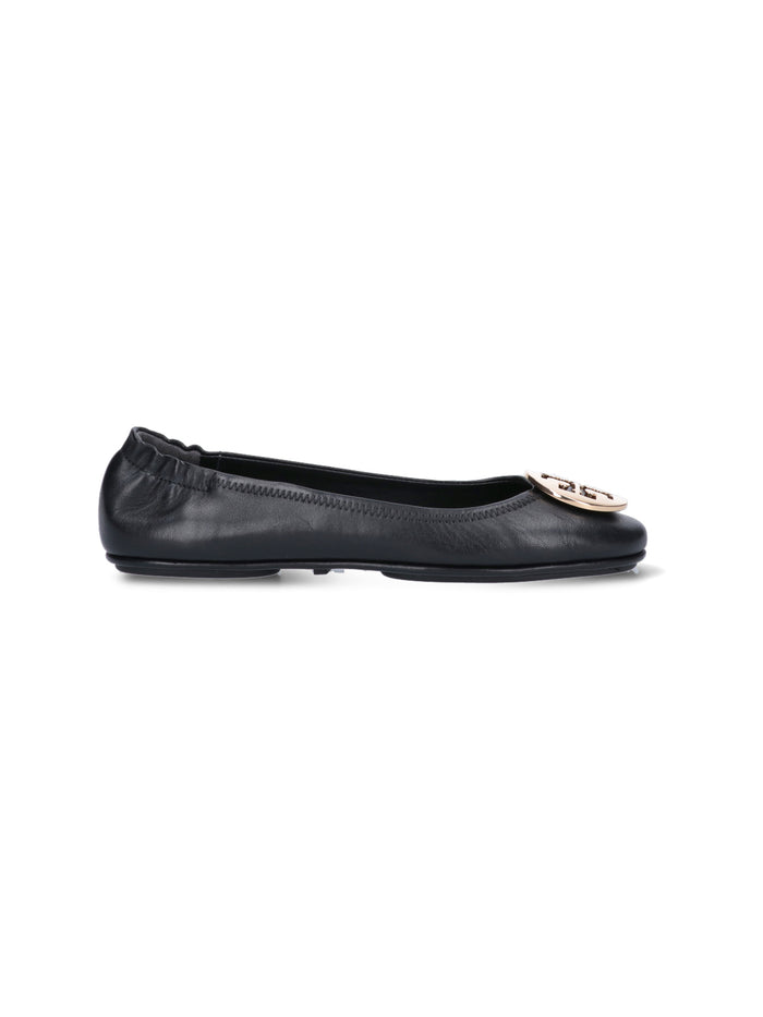 Tory Burch Flat shoes Black Pelle Di Vitello