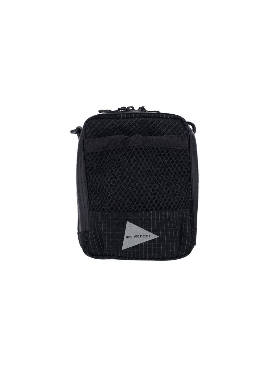 And Wander 100% Polyester crossbody bag in black