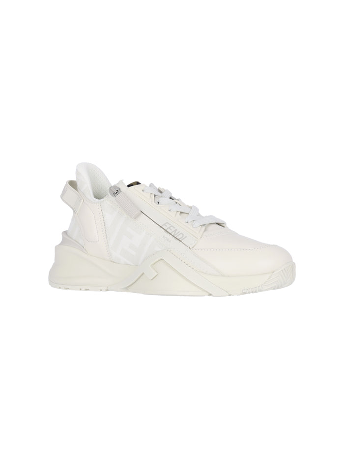 Fendi Sneakers White Calf Leather