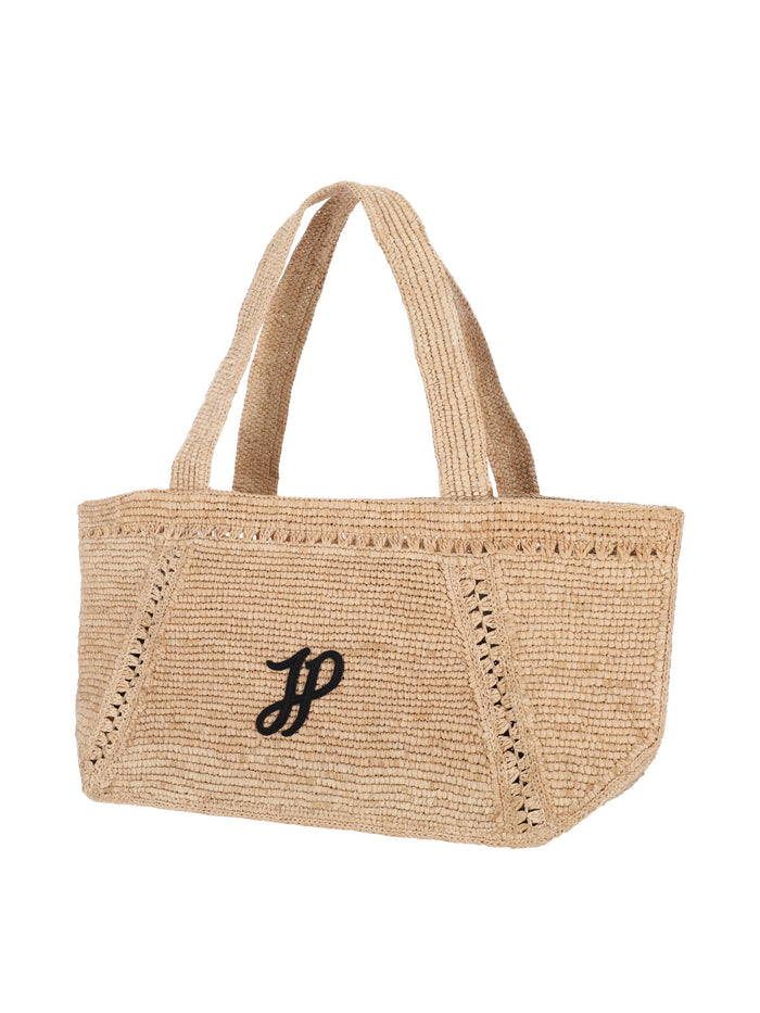 PATOU Bags Beige Raphia