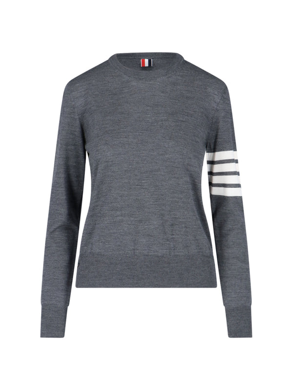 Thom Browne 100% Virgin Wool sweater in gray