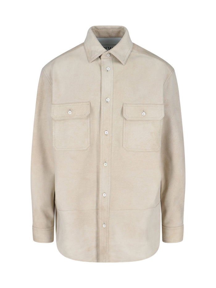 Loewe Shirts Beige Lambskin